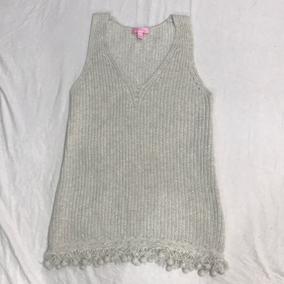 Lilly Pulitzer Jaya Metallic Sweater Top - Picture 2 of 8